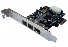 כרטיס x800/400  2xIEEE-1394B+A PCI-E
