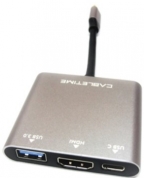 מתאם USB-C MULTIPORT לחיבור HDMI/USB3.0/USB-C
