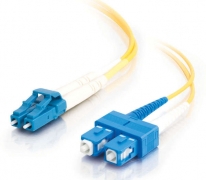 מגשר אופטי LC-SC S.M 2MM 9/125 באורך 2 מטר