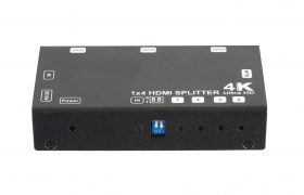 מפצל מסך HDMI 4K 60MHZ ל-4 מסכים EDID  חברת WAVE