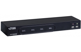 KVM USB 2XDVI DUAL V. 4P IC-314-AUTD SMART VIEW