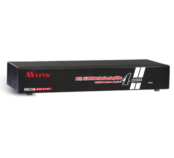DS-914F AV-Link מפצל  ל-4 מסכים DVI 1600X1200
