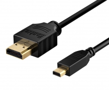 כבל HDMI-MINI HDMI C באורך 1.8 מטר