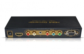 ממיר קומפוננט + VGA למסך SCALER+ HDMI